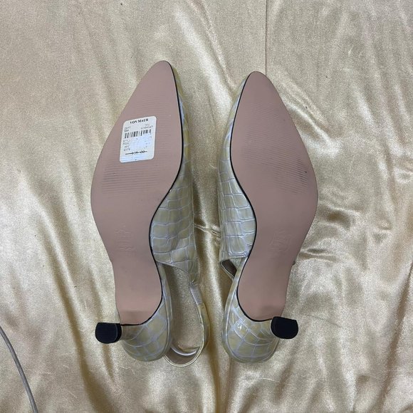 NWB Ros R Hommerson Posh Wheat Sioux Heels 7 W - Picture 4 of 5